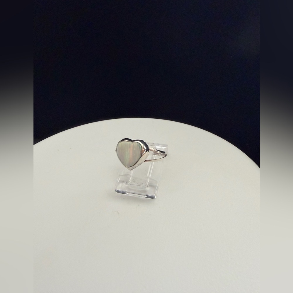 Sterling Silver 925 Heart Ring.size 8
